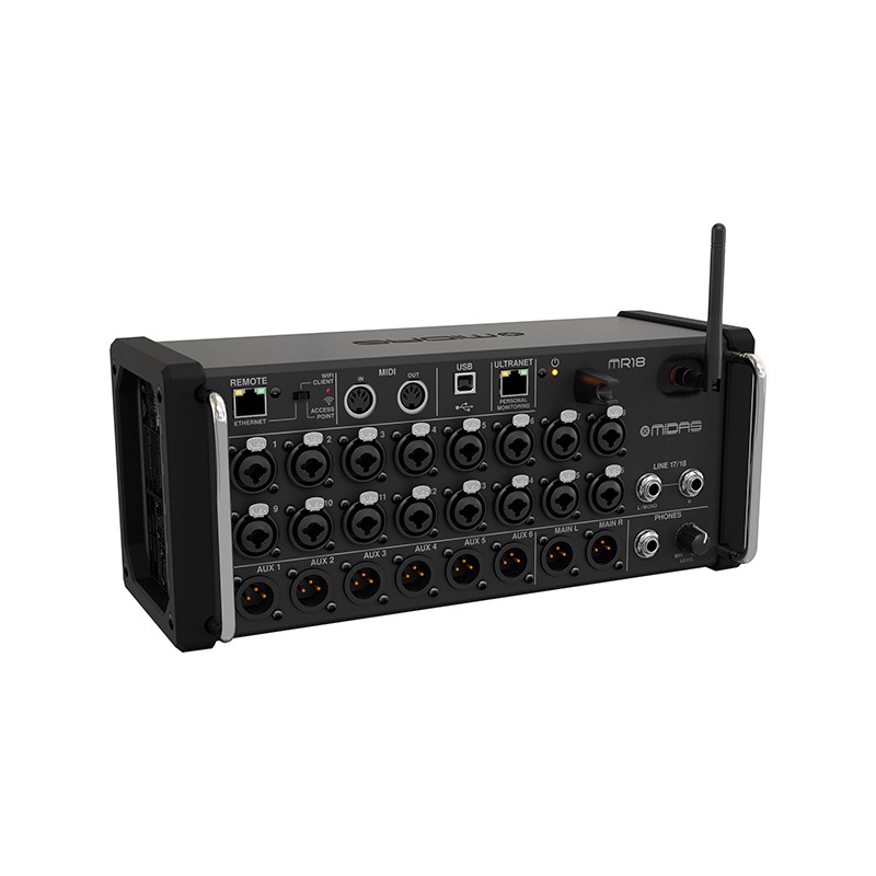 Console numérique 16 voies contrôle à distance WIFI MR18 Midas